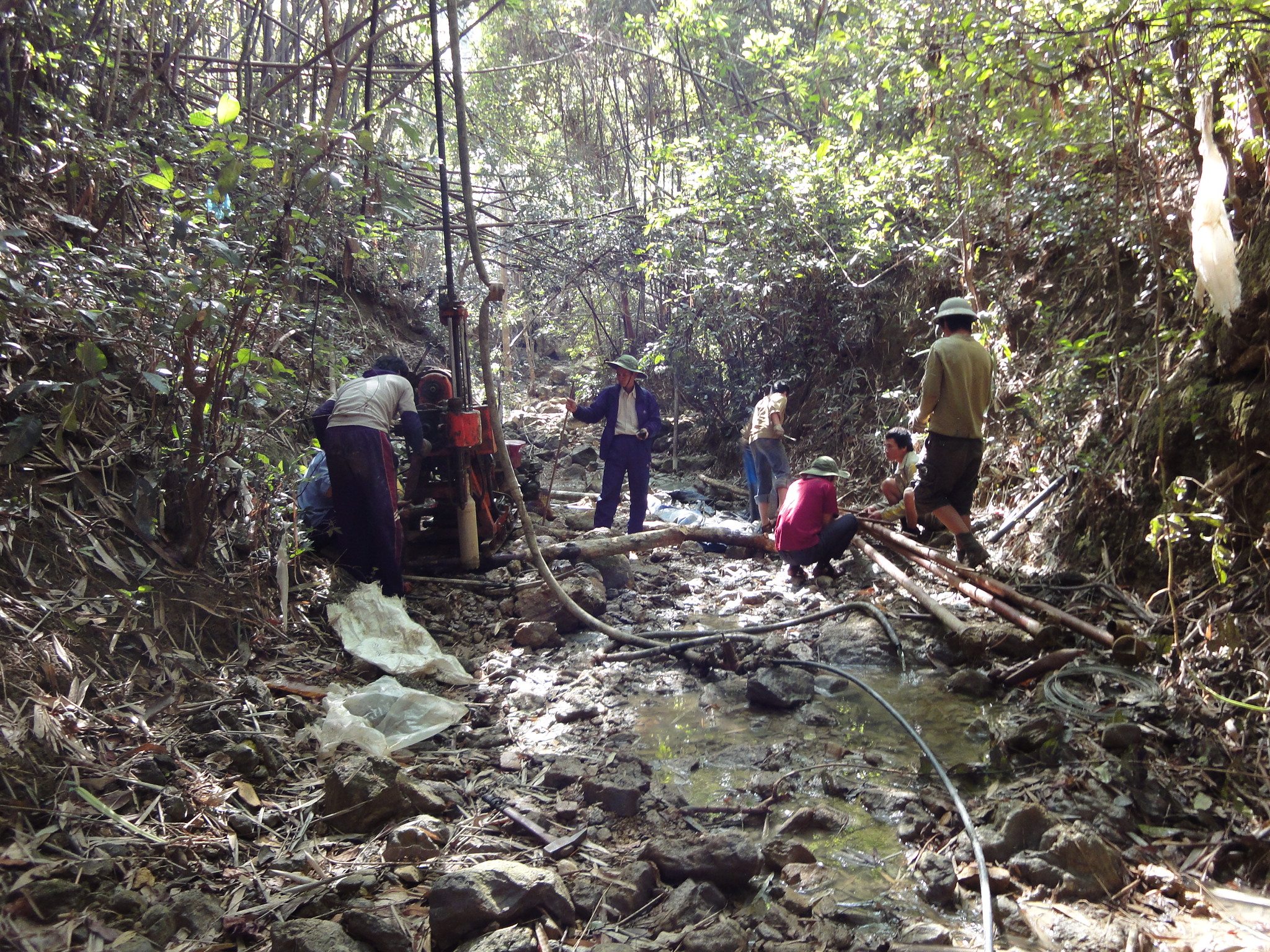 The process of discovery and exploration of Barite ores in Laos